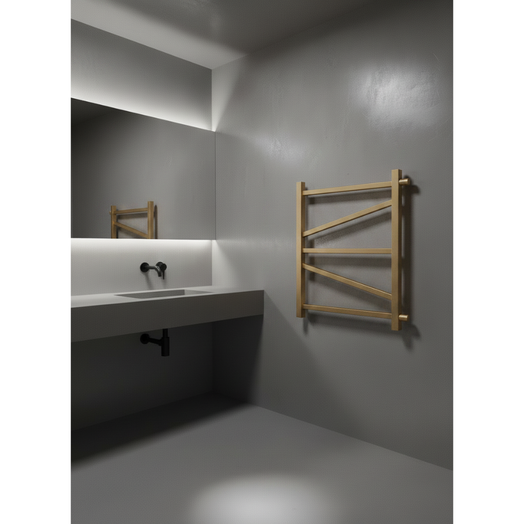 Полотенцесушитель водяной ADORA 500*600 с боковым подключением, форма Лесенка.