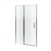 Душевая дверь со стенкой EXCELLENT Mazo 150 см (хром)