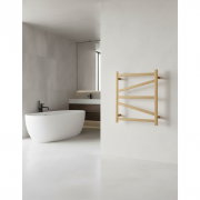 Полотенцесушитель водяной ADORA 500*600 нижним подключением, форма Лесенка